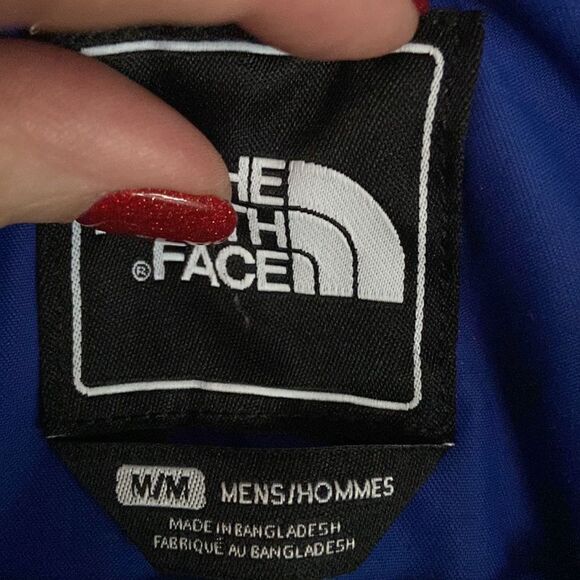 North Face Windbreaker Royal Blue Sz M impeccable - Picture 4 of 12